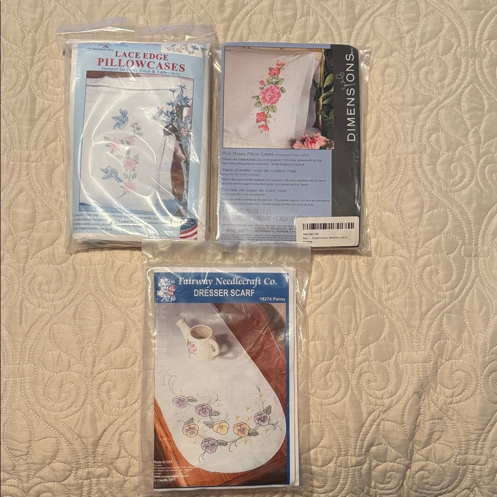 Floral Embroidery Kit